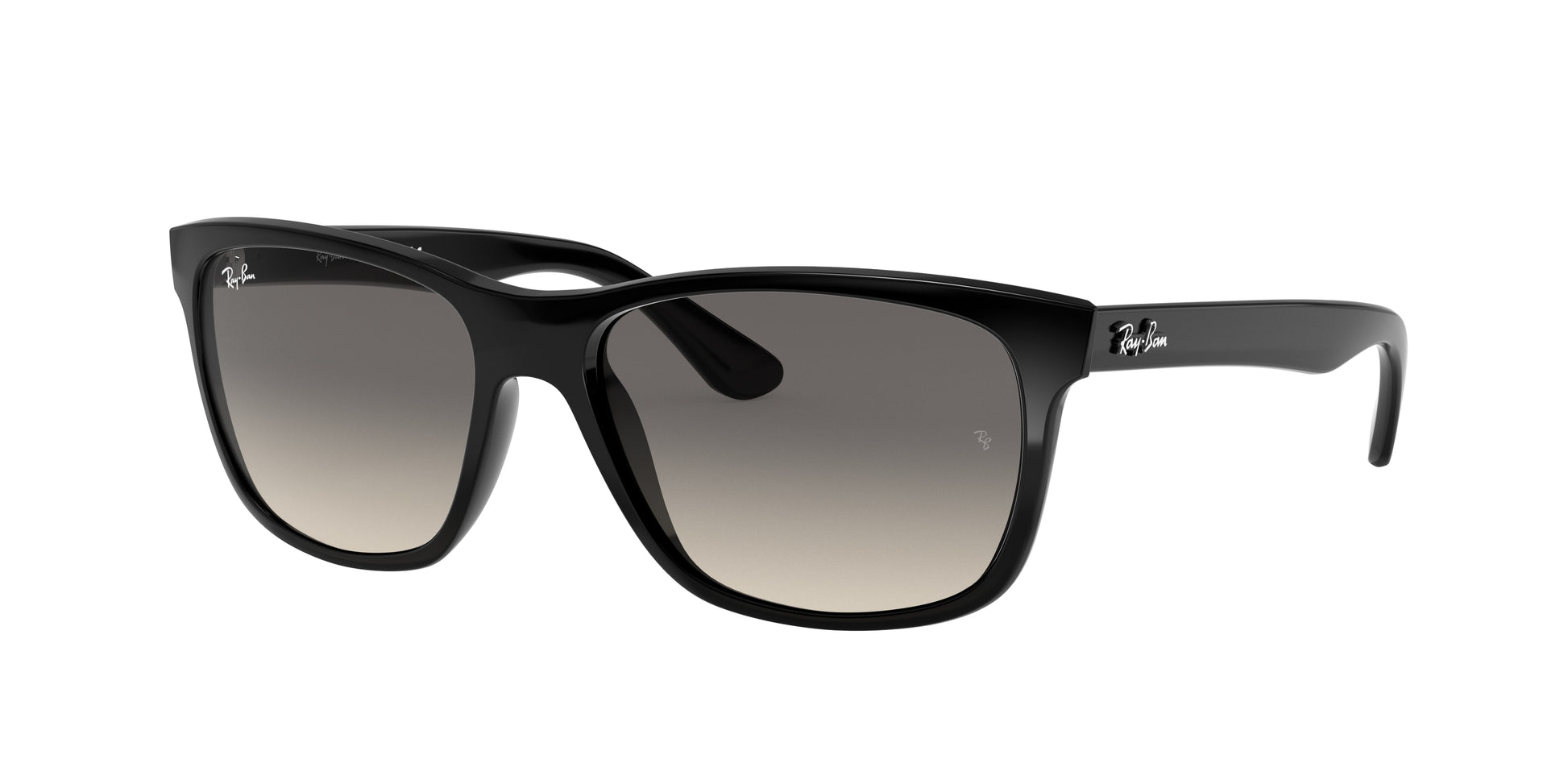 Ray-Ban RB4181 Square Sunglasses  601/71-Black 57-145-16 - Color Map Black