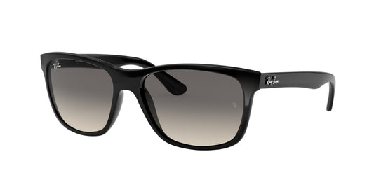 Ray-Ban RB4181 Square Sunglasses  601/71-Black 57-145-16 - Color Map Black