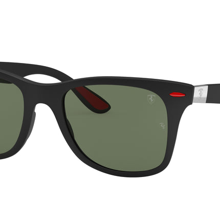 Ray-Ban SCUDERIA FERRARI COLLECTION RB4195M Square Sunglasses  F60271-Black 52-150-20 - Color Map Black