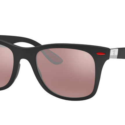Ray-Ban SCUDERIA FERRARI COLLECTION RB4195M Square Sunglasses  F602H2-Black 52-150-20 - Color Map Black