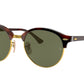 Ray-Ban CLUBROUND RB4246 Round Sunglasses  990-Red Havana 51-145-19 - Color Map Tortoise