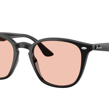 Ray-Ban RB4258F Square Sunglasses  601/5-Black 52-150-20 - Color Map Black