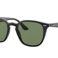 Ray-Ban RB4258F Square Sunglasses  601/71-Black 52-150-20 - Color Map Black