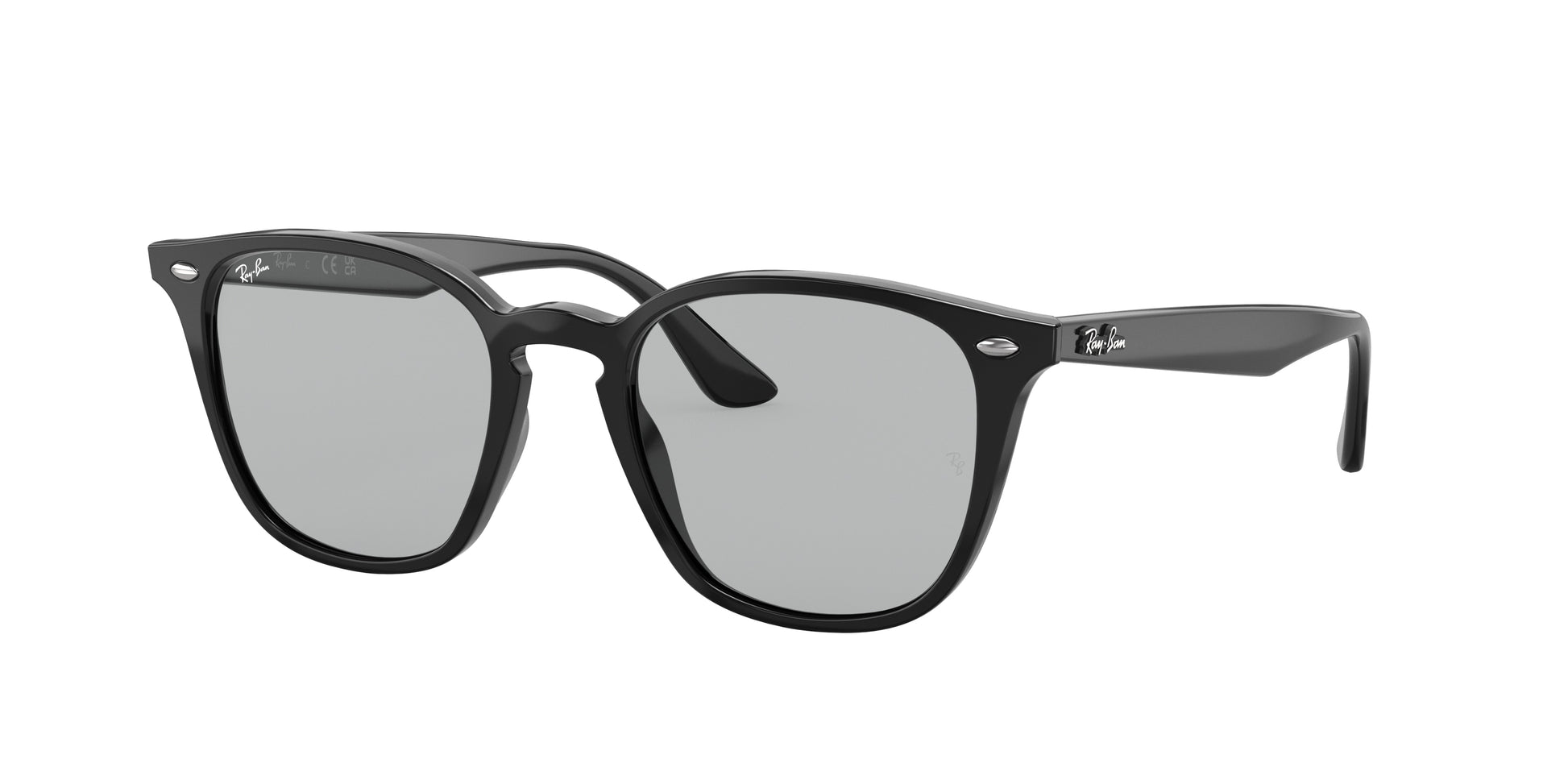 Ray-Ban RB4258F Square Sunglasses  601/87-Black 52-150-20 - Color Map Black