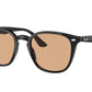 Ray-Ban RB4258F Square Sunglasses  601/93-Black 52-150-20 - Color Map Black