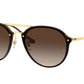 Ray-Ban BLAZE DOUBLEBRIDGE RB4292N Phantos Sunglasses  710/13-Light Havana 61-145-14 - Color Map Tortoise