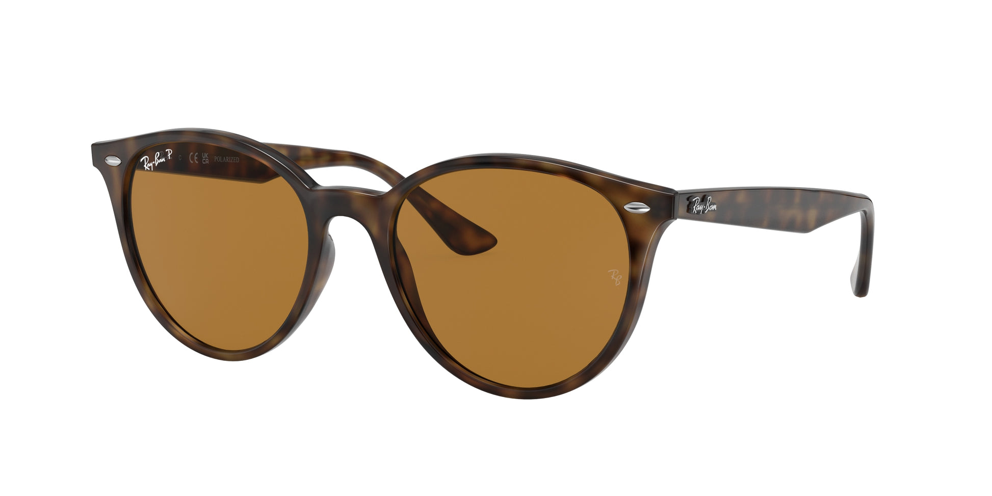 Ray-Ban RB4305 Phantos Sunglasses  710/83-Light Havana 53-145-19 - Color Map Tortoise