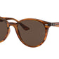 Ray-Ban RB4305 Phantos Sunglasses  820/73-Striped Red Havana 53-145-19 - Color Map Red