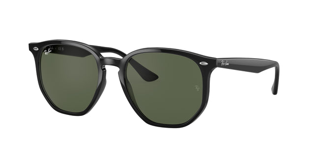 Ray-Ban RB4306 Irregular Sunglasses  601/71-Black 54-145-19 - Color Map Black
