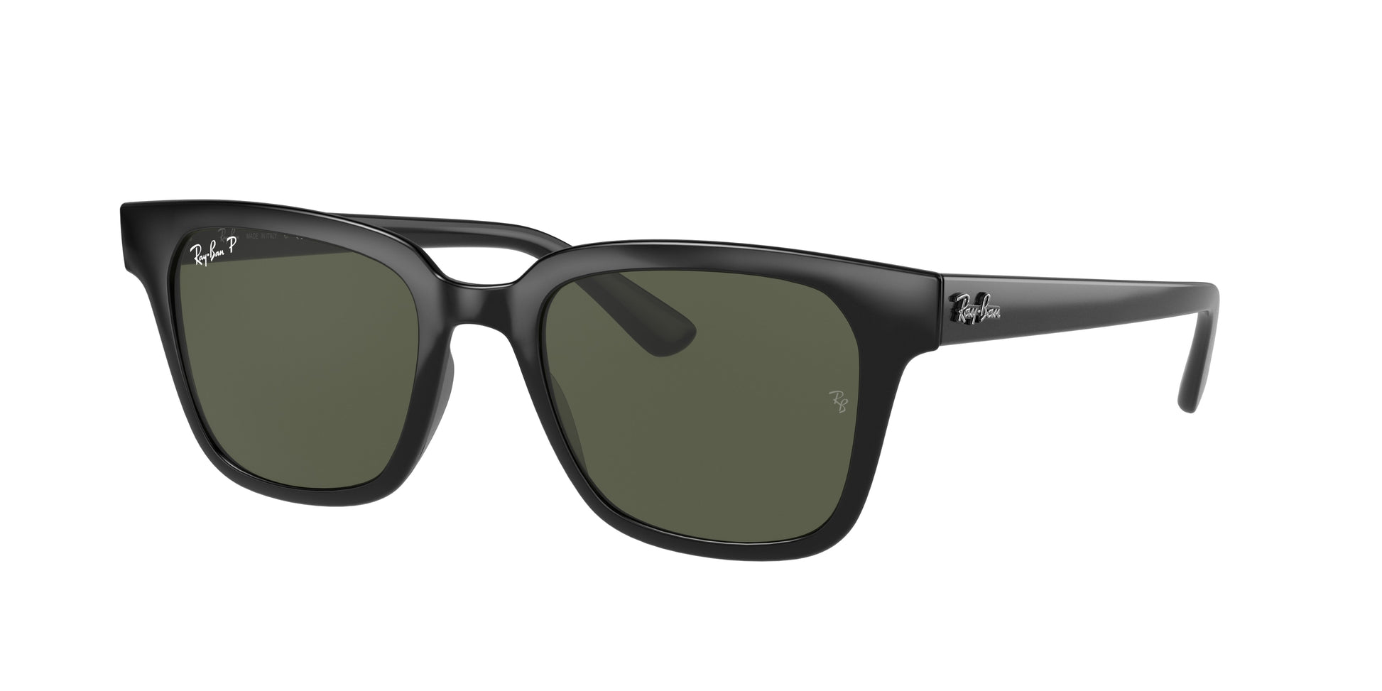 Ray-Ban RB4323 Square Sunglasses  601/9A-Black 51-150-20 - Color Map Black