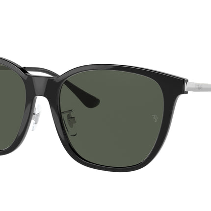 Ray-Ban RB4333D Square Sunglasses  629271-Black 55-145-17 - Color Map Black