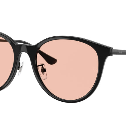 Ray-Ban RB4334D Square Sunglasses  601/5-Black 55-145-19 - Color Map Black