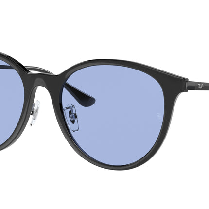 Ray-Ban RB4334D Square Sunglasses  601/80-Black 55-145-19 - Color Map Black