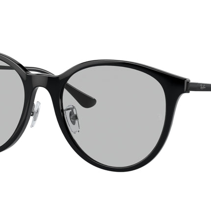 Ray-Ban RB4334D Square Sunglasses  601/87-Black 55-145-19 - Color Map Black