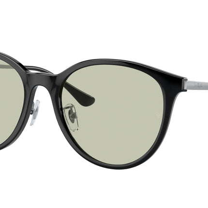 Ray-Ban RB4334D Square Sunglasses  6292/2-Black 55-145-19 - Color Map Black