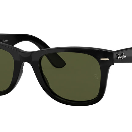 Ray-Ban WAYFARER EASE RB4340 Square Sunglasses  601/58-Black 50-150-22 - Color Map Black