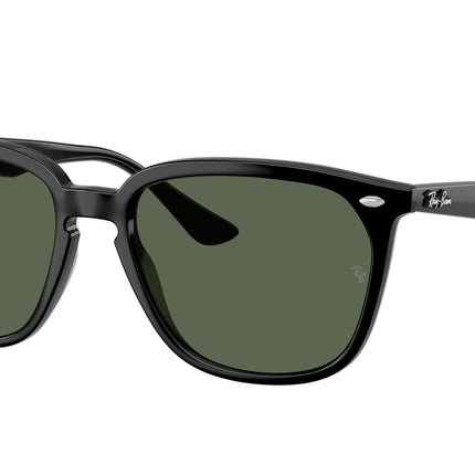 Ray-Ban RB4362 Square Sunglasses  601/71-Black 55-145-18 - Color Map Black