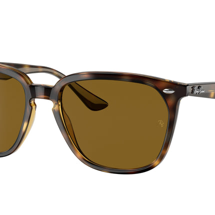 Ray-Ban RB4362 Square Sunglasses  710/83-Havana 55-145-18 - Color Map Tortoise