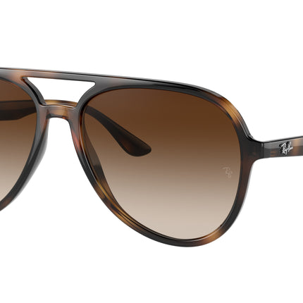Ray-Ban RB4376 Pilot Sunglasses  710/13-Havana 57-145-16 - Color Map Tortoise