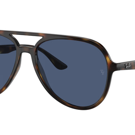 Ray-Ban RB4376 Pilot Sunglasses  710/80-Havana 57-145-16 - Color Map Tortoise