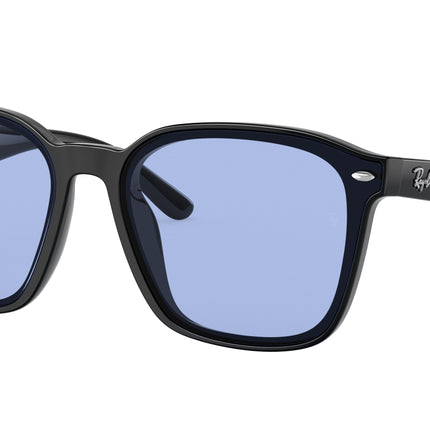 Ray-Ban RB4392D Square Sunglasses  601/80-Black 66-145-17 - Color Map Black