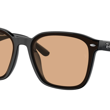 Ray-Ban RB4392D Square Sunglasses  601/93-Black 66-145-17 - Color Map Black