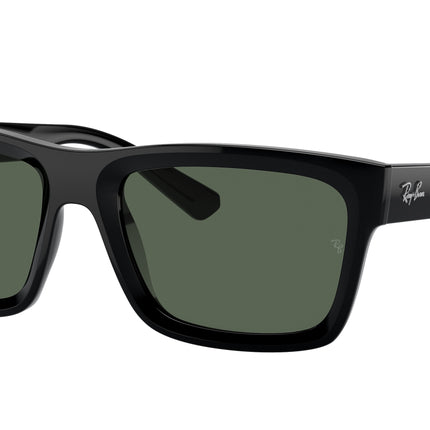 Ray-Ban WARREN RB4396 Rectangle Sunglasses  667771-Black 57-145-20 - Color Map Black