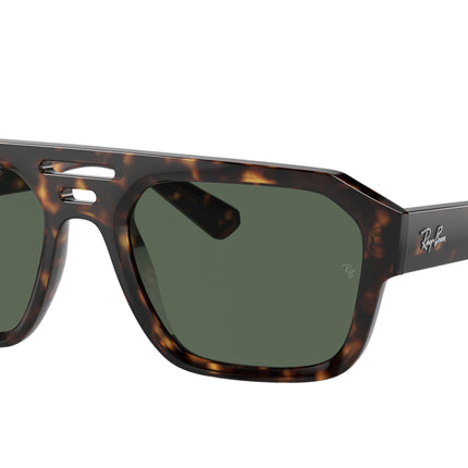 Ray-Ban CORRIGAN RB4397 Irregular Sunglasses  135971-Havana 54-145-20 - Color Map Tortoise