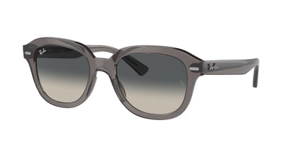 Ray-Ban ERIK RB4398F Square Sunglasses  667571-Opal Dark Grey 53-145-20 - Color Map Grey