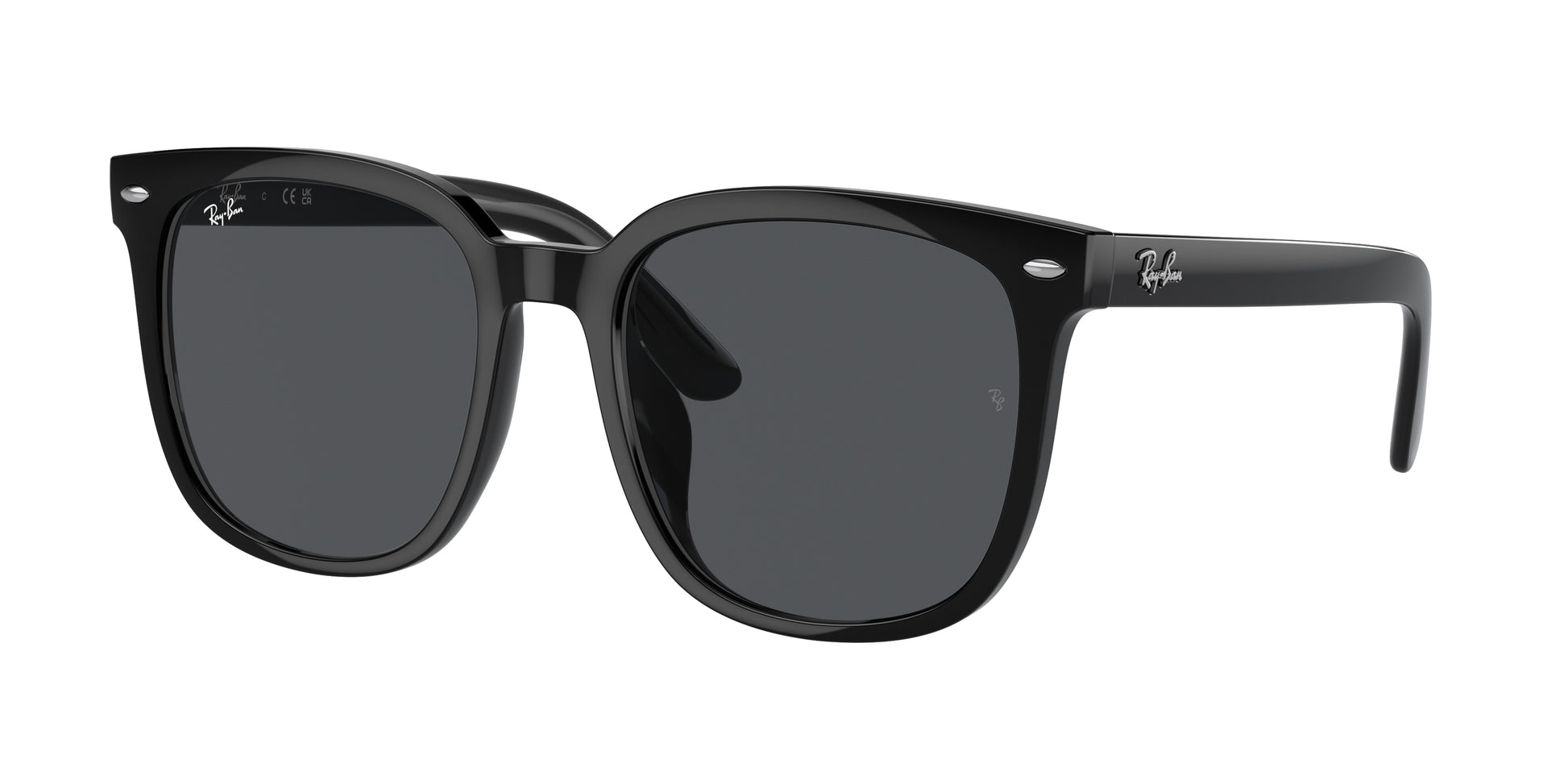 Ray-Ban RB4401D Square Sunglasses  601/87-Black 57-150-20 - Color Map Black