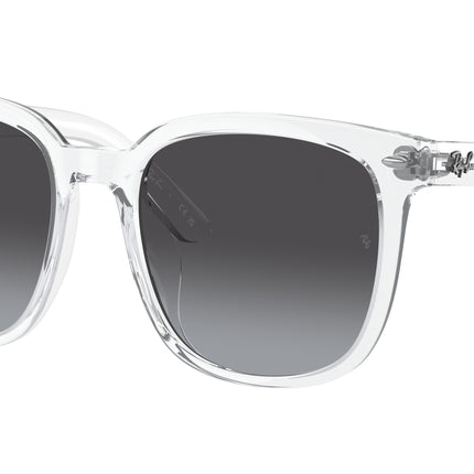 Ray-Ban RB4401D Square Sunglasses  64478G-Transparent 57-150-20 - Color Map Transparent