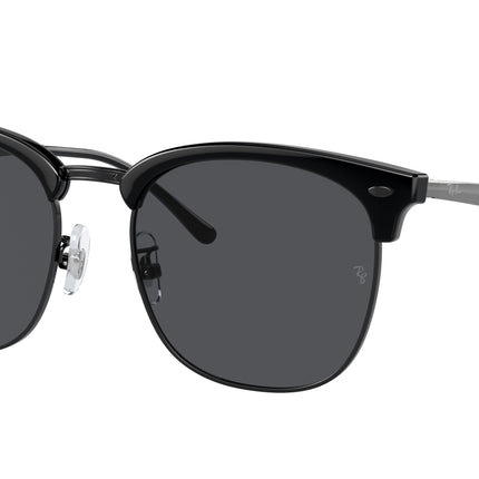 Ray-Ban RB4418D Square Sunglasses  673487-Black On Black 56-145-19 - Color Map Black