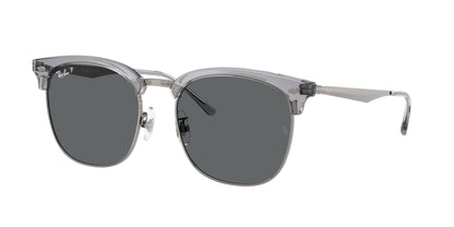 Ray-Ban RB4418D Square Sunglasses  679281-Transparent Grey On Gunmetal 56-145-19 - Color Map Transparent