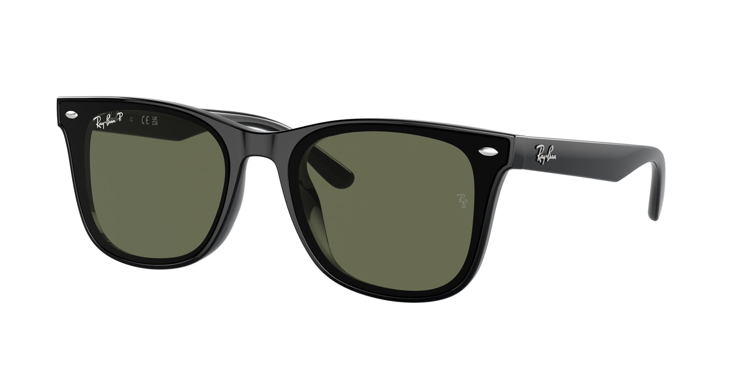 Ray-Ban RB4420 Square Sunglasses  601/9A-Black 65-145-18 - Color Map Black