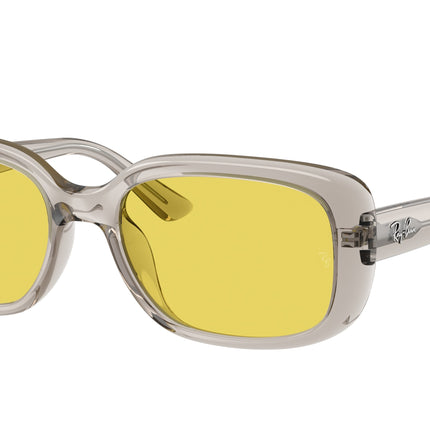 Ray-Ban RB4421D Pillow Sunglasses  681885-Transparente Light Beige 56-145-18 - Color Map Brown