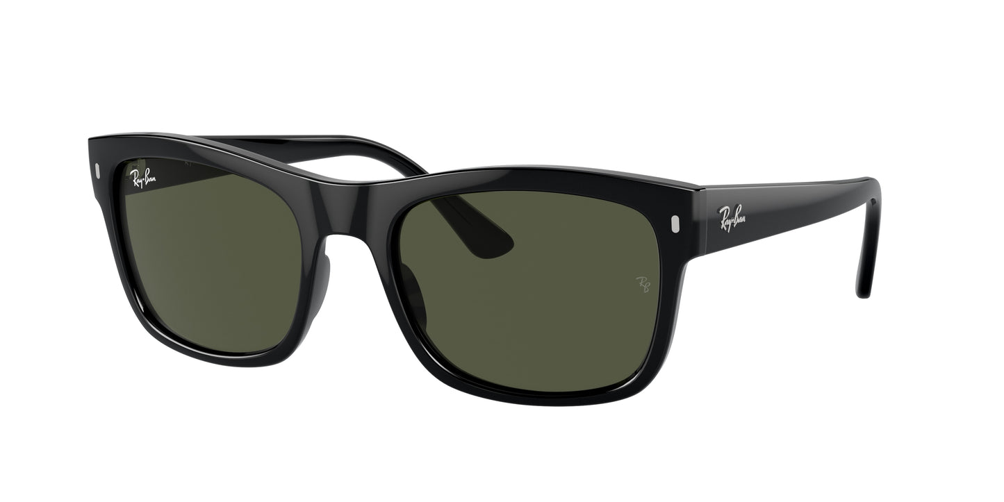 Ray-Ban RB4428 Square Sunglasses  601/31-Black 56-145-21 - Color Map Black