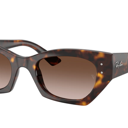 Ray-Ban ZENA RB4430 Irregular Sunglasses  135913-Havana 52-145-22 - Color Map Tortoise