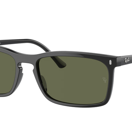 Ray-Ban RB4435 Rectangle Sunglasses  901/58-Black 59-145-18 - Color Map Black