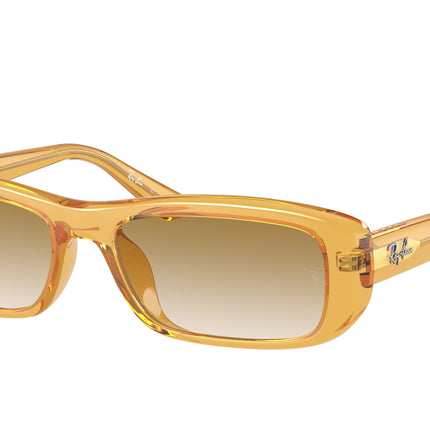Ray-Ban RB4436D Pillow Sunglasses  668213-Transparent Yellow 55-145-16 - Color Map Yellow