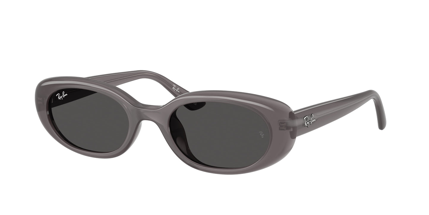Ray-Ban RB4441D Pillow Sunglasses  677787-Transparent Dark Grey 53-145-21 - Color Map Grey