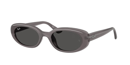 Ray-Ban RB4441D Pillow Sunglasses  677787-Transparent Dark Grey 53-145-21 - Color Map Grey