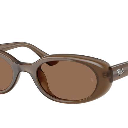 Ray-Ban RB4441D Pillow Sunglasses  677973-Opal Brown 53-145-21 - Color Map Brown