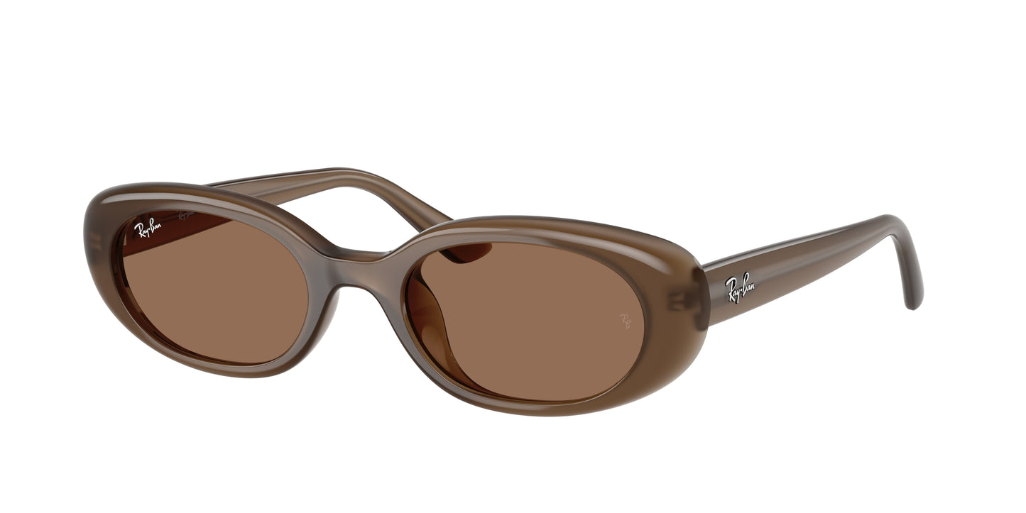 Ray-Ban RB4441D Pillow Sunglasses  677973-Opal Brown 53-145-21 - Color Map Brown