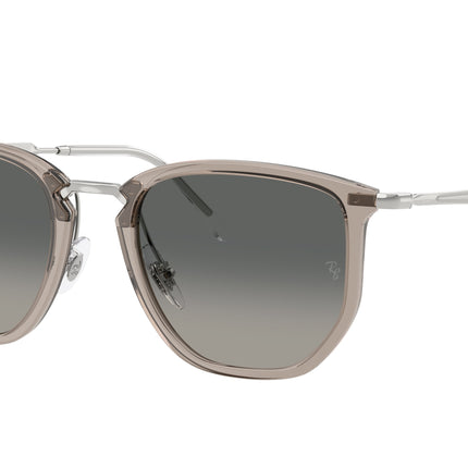 Ray-Ban RB4451 Irregular Sunglasses  680271-Transparent Grey 53-145-20 - Color Map Grey