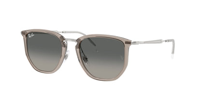 Ray-Ban RB4451 Irregular Sunglasses  680271-Transparent Grey 53-145-20 - Color Map Grey
