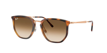 Ray-Ban RB4451 Irregular Sunglasses  680451-Transparent Orange 53-145-20 - Color Map Orange