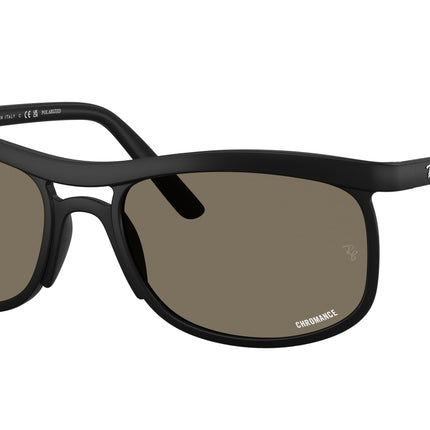 Ray-Ban RB4452CH Square Sunglasses  601S87-Sand Black 60-145-20 - Color Map Black