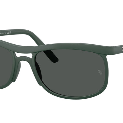 Ray-Ban RB4452 Square Sunglasses  601687-Sand Green 60-145-20 - Color Map Green