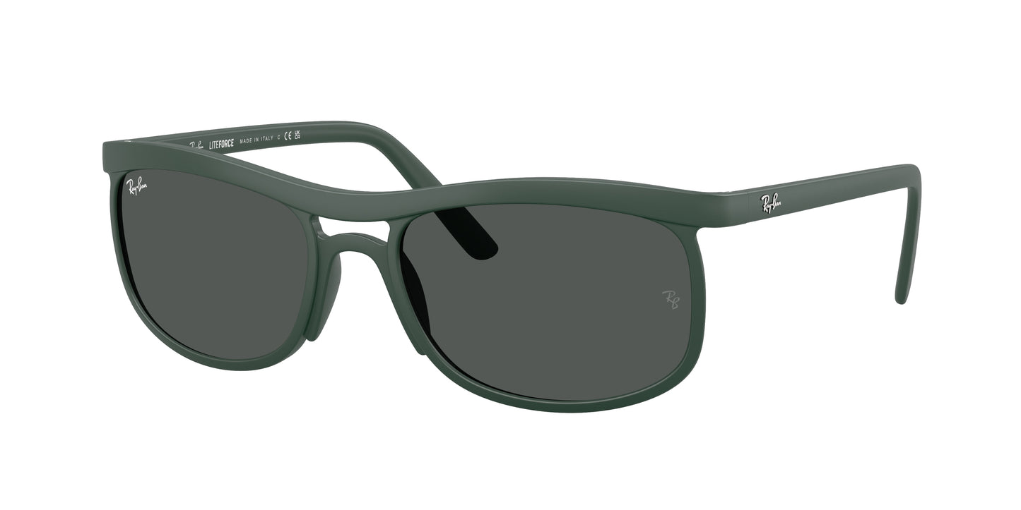 Ray-Ban RB4452 Square Sunglasses  601687-Sand Green 60-145-20 - Color Map Green