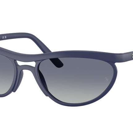 Ray-Ban RB4453 Pillow Sunglasses  60154L-Sand Blue 59-145-20 - Color Map Blue